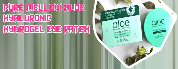 Aloe moisturizing hydrogel eye patch