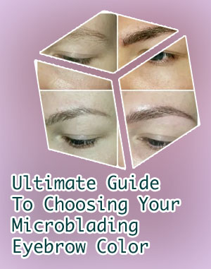 Eyebrow pigment microblading