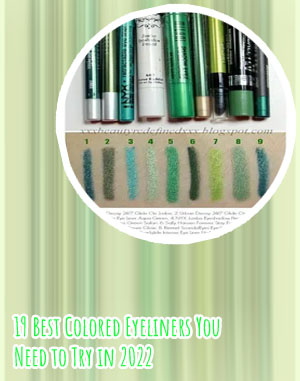 Green eyeliner pencil