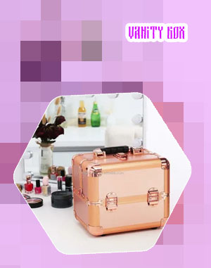 Lockable vanity box
