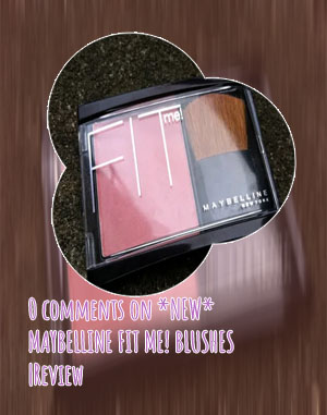 Maybelline fit me blush shades