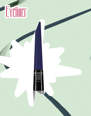 Navy liquid eyeliner