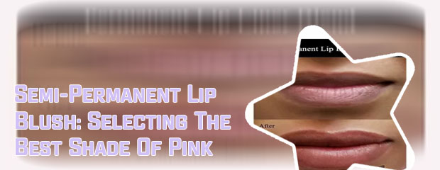 Permanent lip color on dark skin