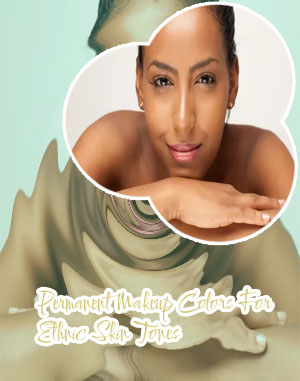 Permanent makeup african american skin