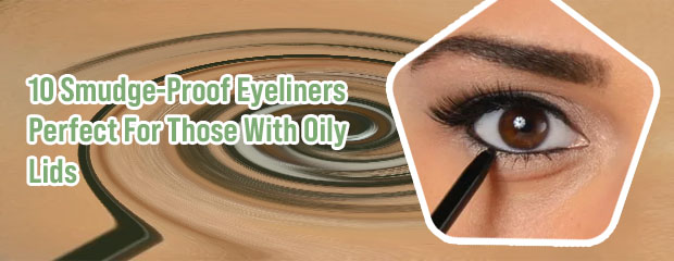 Smudge proof black eyeliner